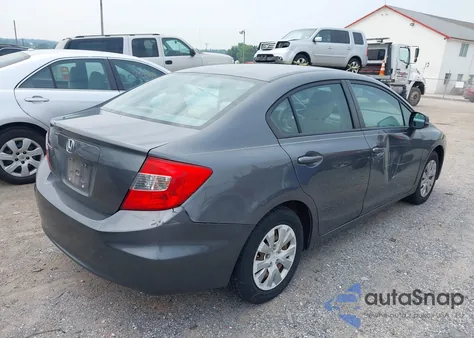 2012 Honda Civic Lx из США, поврежденный, VIN 19XFB2F52CE310892